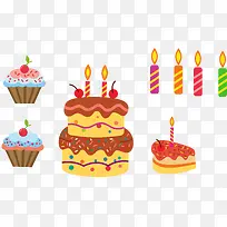 矢量手绘过生日-空若网 矢量手绘过生日-空若网