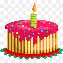 矢量手绘生日蛋糕-空若网 矢量手绘生日蛋糕-空若网