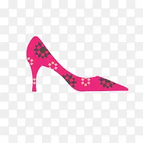 卡通红色高跟鞋-空若网 卡通红色高跟鞋-空若网