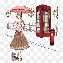 手绘插画-空若网 手绘插画-空若网