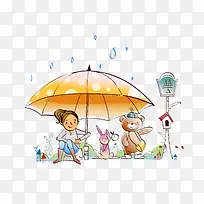 手绘插画装饰-空若网 手绘插画装饰-空若网