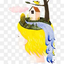 创意插画-空若网 创意插画-空若网