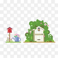 扁平化风景-空若网 扁平化风景-空若网