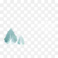 简洁绿树风景-空若网 简洁绿树风景-空若网