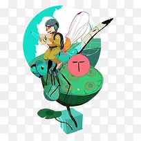 插画-空若网 插画-空若网