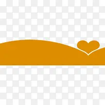 黄色爱心创意婚庆-空若网 黄色爱心创意婚庆-空若网