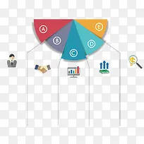 彩色半圆商务分析-空若网 彩色半圆商务分析-空若网