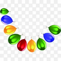 彩色气球半圆-空若网 彩色气球半圆-空若网