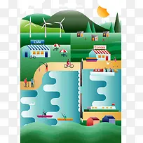 创意手绘城市生活-空若网 创意手绘城市生活-空若网