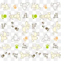 可爱生活卡通矢量底纹素材-空若网 可爱生活卡通矢量底纹素材-空若网