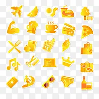 25金色食物和生活用品-空若网 25金色食物和生活用品-空若网