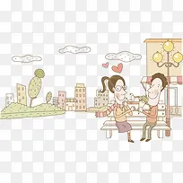 商业插画手绘卡通-空若网 商业插画手绘卡通-空若网