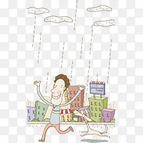 商业插画手绘卡通-空若网 商业插画手绘卡通-空若网