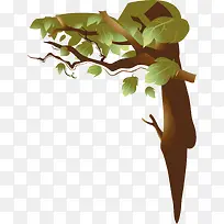 卡通手绘精美树干-空若网 卡通手绘精美树干-空若网