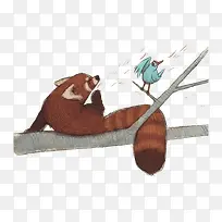 卡通小浣熊-空若网 卡通小浣熊-空若网