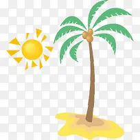 椰子树png矢量元素-空若网 椰子树png矢量元素-空若网