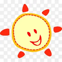 卡通手绘可爱太阳-空若网 卡通手绘可爱太阳-空若网