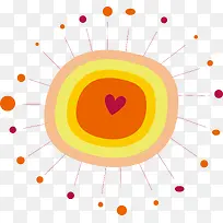 卡通手绘太阳-空若网 卡通手绘太阳-空若网