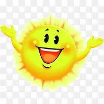 卡通可爱太阳笑脸-空若网 卡通可爱太阳笑脸-空若网