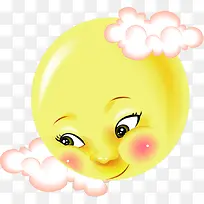 可爱的太阳白云-空若网 可爱的太阳白云-空若网