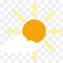 卡通可爱太阳云-空若网 卡通可爱太阳云-空若网