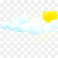 卡通太阳 云-空若网 卡通太阳 云-空若网