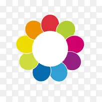 彩色卡通太阳花-空若网 彩色卡通太阳花-空若网