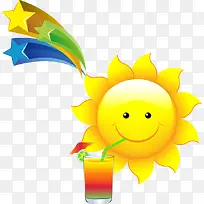 卡通太阳笑脸-空若网 卡通太阳笑脸-空若网