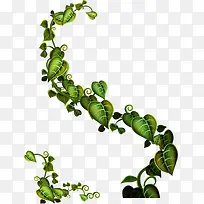 绿色插画艺术树叶-空若网 绿色插画艺术树叶-空若网