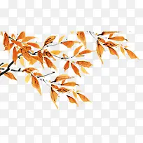 ��ɫ�ֻ�廭��Ҷ-������