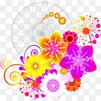 可爱手绘花朵美景-空若网 可爱手绘花朵美景-空若网