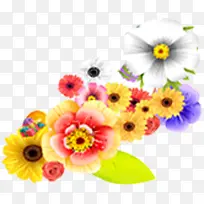 彩绘可爱卡通花朵-空若网 彩绘可爱卡通花朵-空若网