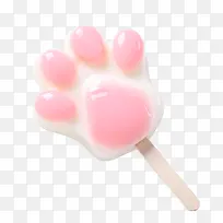 可爱猫爪形冰棒食物-空若网 可爱猫爪形冰棒食物-空若网