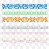 彩色证书花边素材-空若网 彩色证书花边素材-空若网