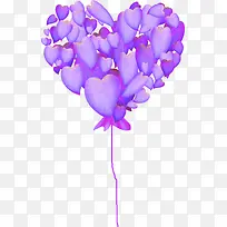 紫色花瓣爱心-空若网 紫色花瓣爱心-空若网