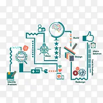 矢量扁平化商务元素-空若网 矢量扁平化商务元素-空若网