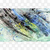 水墨笔触墨迹背景-空若网 水墨笔触墨迹背景-空若网