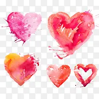 水墨爱心免扣素材-空若网 水墨爱心免扣素材-空若网