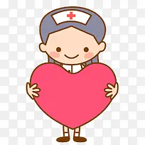 矢量护士爱心素材-空若网 矢量护士爱心素材-空若网