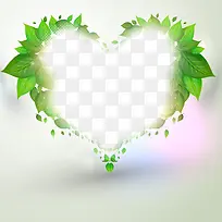 绿色爱心素材背景-空若网 绿色爱心素材背景-空若网