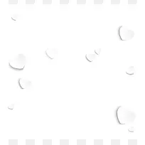 白色爱心背景素材-空若网 白色爱心背景素材-空若网