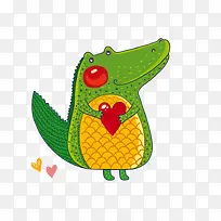 鳄鱼卡通矢量素材-空若网 鳄鱼卡通矢量素材-空若网