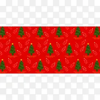 红色圣诞树背景-空若网 红色圣诞树背景-空若网