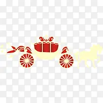 手绘红色卡通圣诞节装饰-空若网 手绘红色卡通圣诞节装饰-空若网