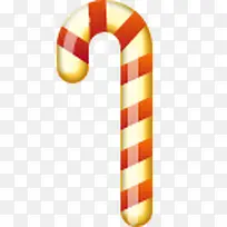 圣诞节黄红色拐杖糖-空若网 圣诞节黄红色拐杖糖-空若网