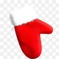 红色圣诞手套图案-空若网 红色圣诞手套图案-空若网