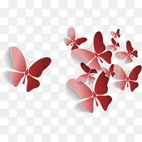 蝴蝶扁平化元素-空若网 蝴蝶扁平化元素-空若网