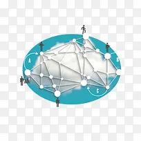 扁平化 连接 商务元素-空若网 扁平化 连接 商务元素-空若网