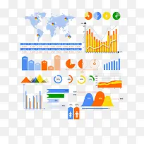卡通扁平化数据信息分析矢量图-空若网 卡通扁平化数据信息分析矢量图-空若网