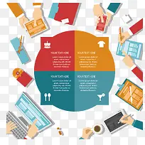 矢量扁平化商务元素-空若网 矢量扁平化商务元素-空若网